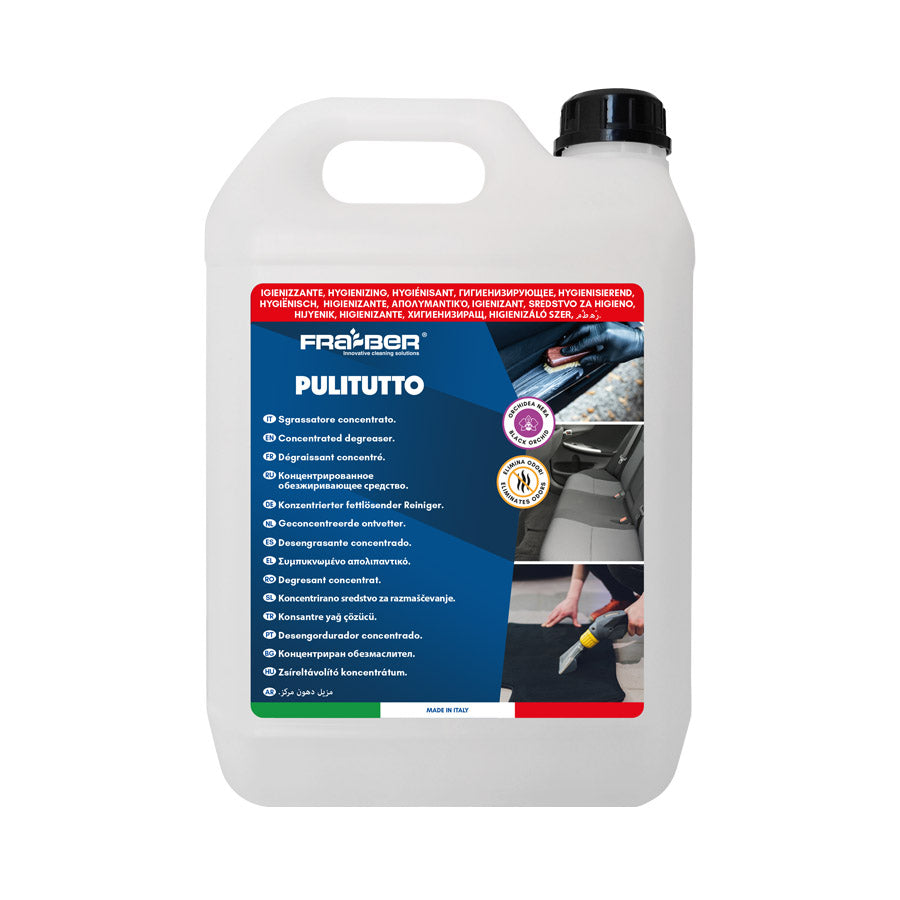 APC - Fraber Pulitutto 750 ml Prêt à l’Emploi – Nettoyant Intérieur Voiture Multi-Surfaces