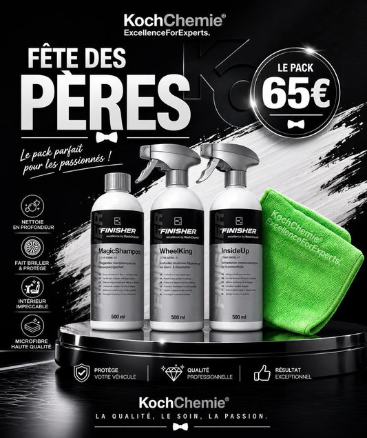 KIT ESSENTIEL Lavage Auto Intérieur & Extérieur – Idée cadeau Fête des Pères