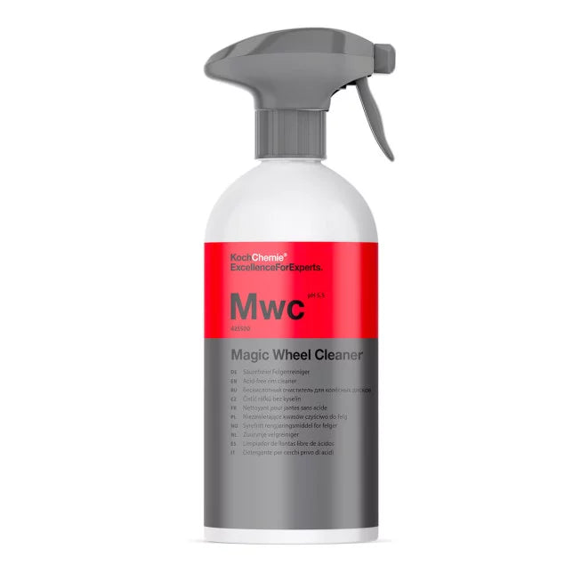 Koch Chemie Magic Wheel Cleaner (MWC) 500ML – Nettoyant Jantes pH Neutre avec Indicateur de Fer, Prêt à l'emploi