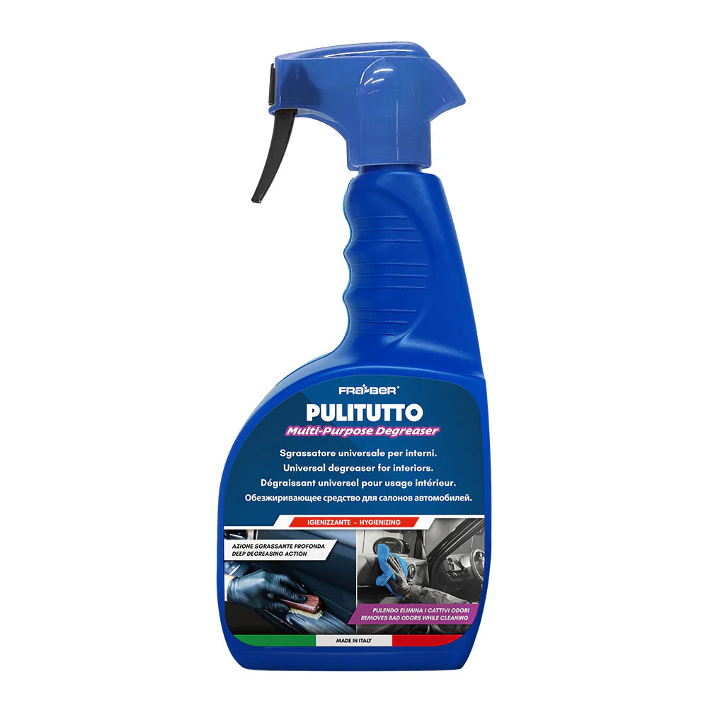 APC - Fraber Pulitutto 750 ml Prêt à l’Emploi – Nettoyant Intérieur Voiture Multi-Surfaces